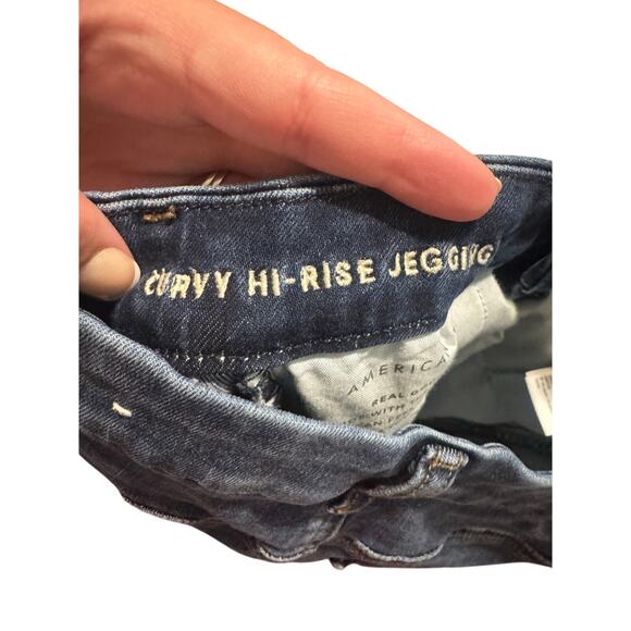 AMERICAN Eagle Outfitters Curvy Hi-Rise Jegging Size 2Reg [91] - Picture 3 of 7